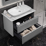 Мебель для ванной Луиджи 90 с керамогранитом Nova для ванной комнаты - Фото 8