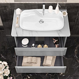 Мебель для ванной Луиджи 90 с керамогранитом Nova для ванной комнаты - Фото 9