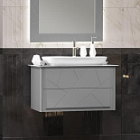 Мебель для ванной Луиджи 90 с керамогранитом Nova для ванной комнаты - Фото 6