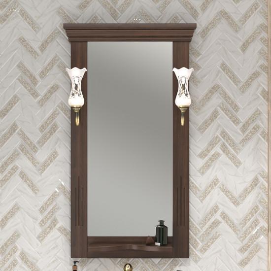 Зеркало со светильниками Риспекто 55 для ванной комнаты