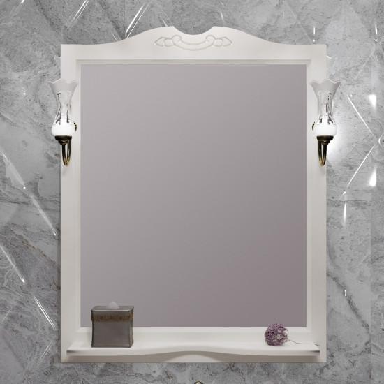 Зеркало со светильниками  Клио 85 для ванной комнаты