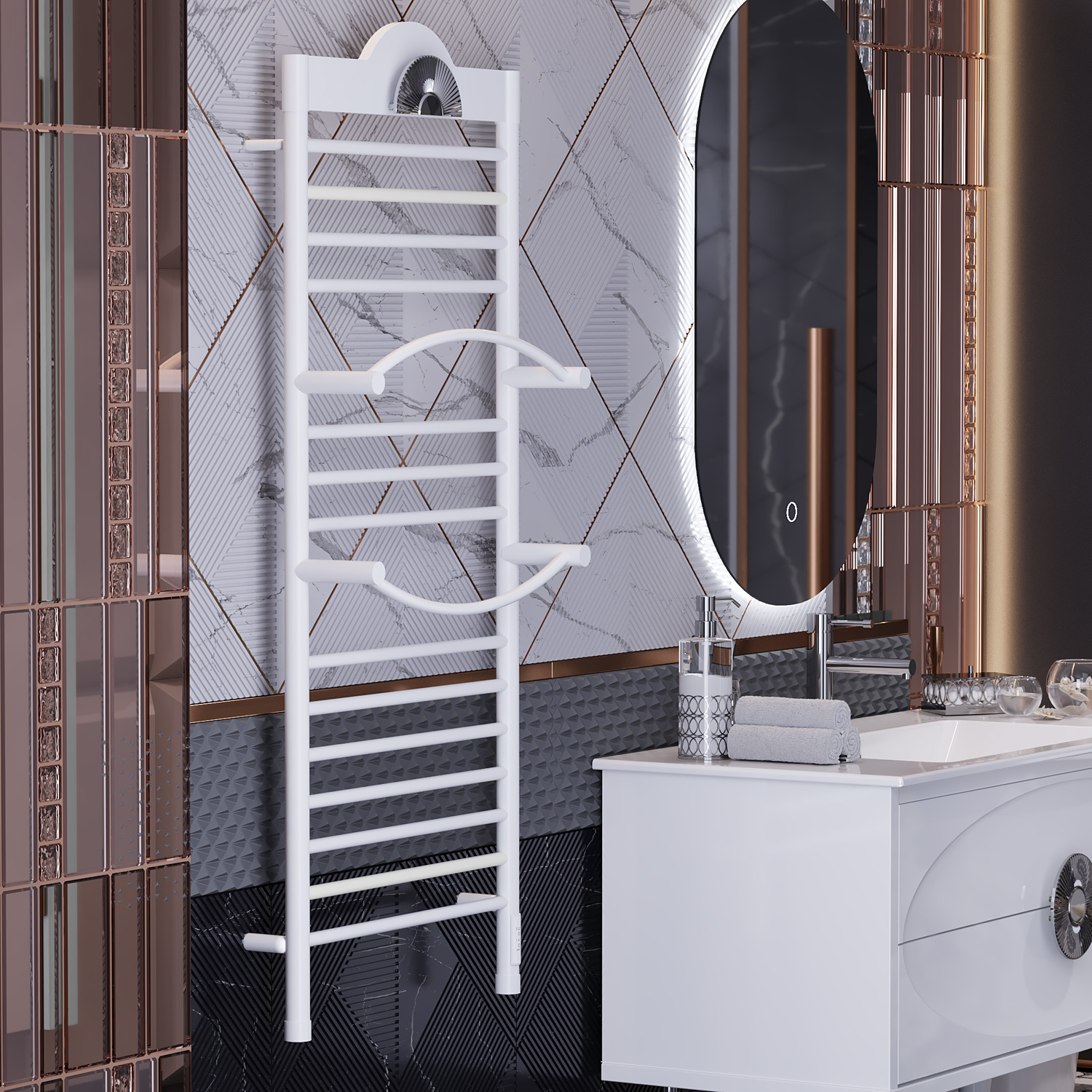 Коллекция Ибица белый - хром