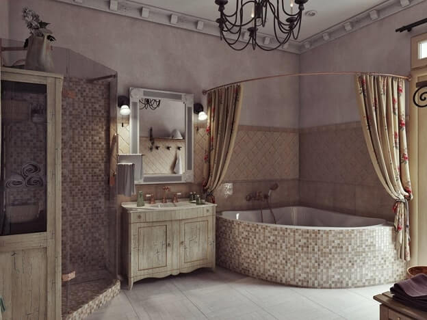 Ванная комната в стиле прованс: особенности дизайна и нюансы декора