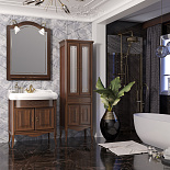 Зеркало Лоренцо 80 со светильниками Виктория для ванной комнаты - Фото 2