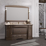 Мебель для ванной Лучия 150 с двумя раковинами для ванной комнаты - Фото 6