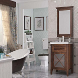 Мебель для ванной Палермо 50 левый для ванной комнаты - Фото 4