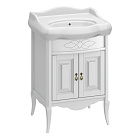 Тумба OPADIRIS Лоренцо 60, белый матовый (под раковину CeraStyle Виктория 60)