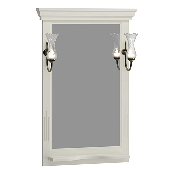 Зеркало OPADIRIS Риспекто 65, слоновая кость, с выключателем