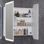 Зеркальный шкаф Элеганс 90 для ванной комнаты - Фото 3