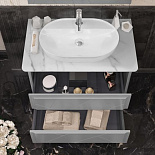 Мебель для ванной Луиджи 90 с керамогранитом One для ванной комнаты - Фото 3