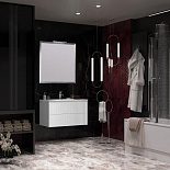 Мебель для ванной Рубинно 90 подвесная для ванной комнаты - Фото 1