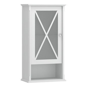 Шкаф OPADIRIS Палермо 46, белый матовый, подвесной, 1-створч., левый