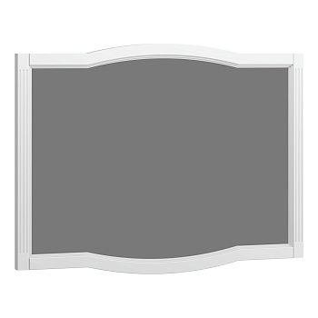 Зеркало OPADIRIS Лаура 120, белый матовый без патины