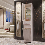 Пенал Риспекто 40 левый для ванной комнаты - Фото 2