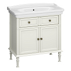 Тумба OPADIRIS Кантара 85, слоновая кость, вар. 2 (под раковину Kirovit Модерн 85)