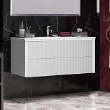 Мебель для ванной Рубинно 120 подвесной для ванной комнаты - Фото 4