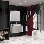 Мебель для ванной Рубинно 90 подвесная с керамогранитом Nova для ванной комнаты - Фото 1