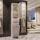 Пенал Риспекто 40 правый для ванной комнаты - Фото 2