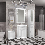 Зеркало со светильниками Риспекто 65 для ванной комнаты - Фото 2