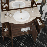 Мебель для ванной Корсо Оро №11 (Светлый орех) для ванной комнаты - Фото 3