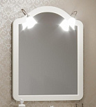 Зеркало со светильниками Виктория 90 для ванной комнаты - Фото 1