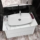 Мебель для ванной Рубинно 90 подвесная с керамогранитом Nova для ванной комнаты - Фото 5