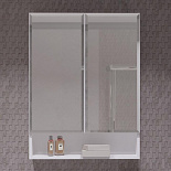 Шкаф зеркальный Фреш 61 с фацетом для ванной комнаты - Фото 1