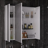 Зеркальный шкаф Арабеско 80 со светильником для ванной комнаты - Фото 4