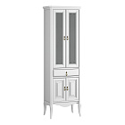 Пенал OPADIRIS Лоренцо, белый матовый, 2-створч.