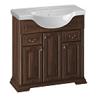 Тумба OPADIRIS Риспекто 85, орех антикварный (нагал) (под раковину Santek Сенеж 87)