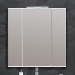 Зеркальный шкаф Арабеско 80 со светильником для ванной комнаты - Фото 1