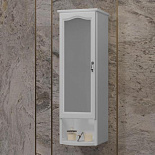 Шкаф подвесной одностворчатый Риспекто левый для ванной комнаты - Фото 1