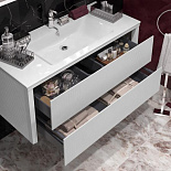 Мебель для ванной Рубинно 120 подвесной для ванной комнаты - Фото 3