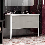 Мебель для ванной Рубинно 120 с двумя чашами для ванной комнаты - Фото 2