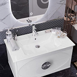 Мебель для ванной Ибица 90 подвесная для ванной комнаты - Фото 9