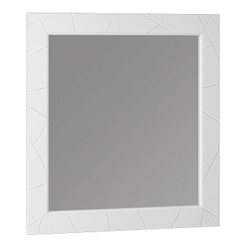 Зеркало OPADIRIS Луиджи 100, белый матовый, вар. 2