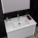 Мебель для ванной Рубинно 90 подвесная для ванной комнаты - Фото 3