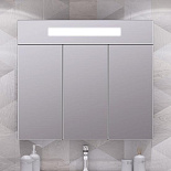 Мебель для ванной Кристалл 90 лофт с раковиной антрацит для ванной комнаты - Фото 6