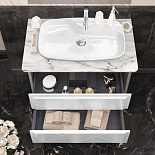 Мебель для ванной Луиджи 90 с керамогранитом Nova для ванной комнаты - Фото 2