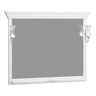 Зеркало OPADIRIS Риспекто 120, белый матовый, с выключателем