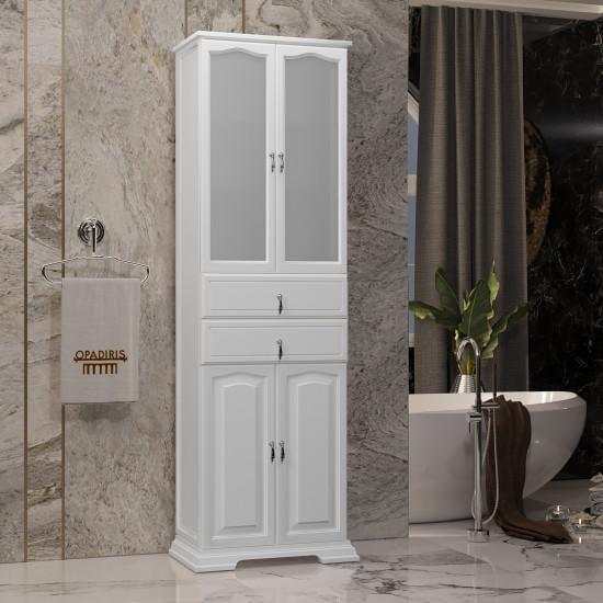 Пенал OPADIRIS Риспекто 60, белый матовый, вар. 2 Пенал OPADIRIS Риспекто 60, белый матовый, вар. 2