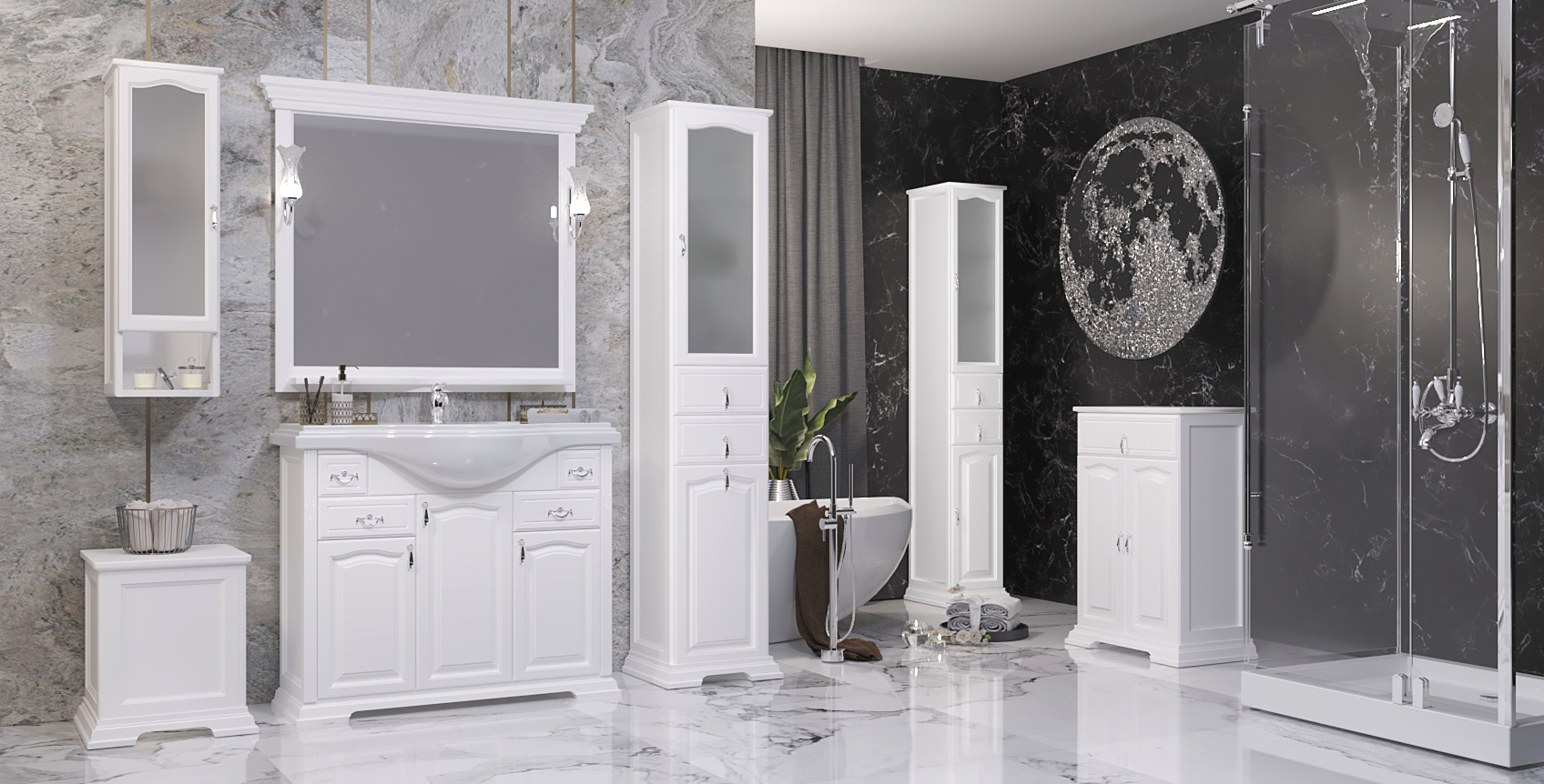 Коллекции мебели для ванной комнаты Коллекции мебели для ванной комнаты