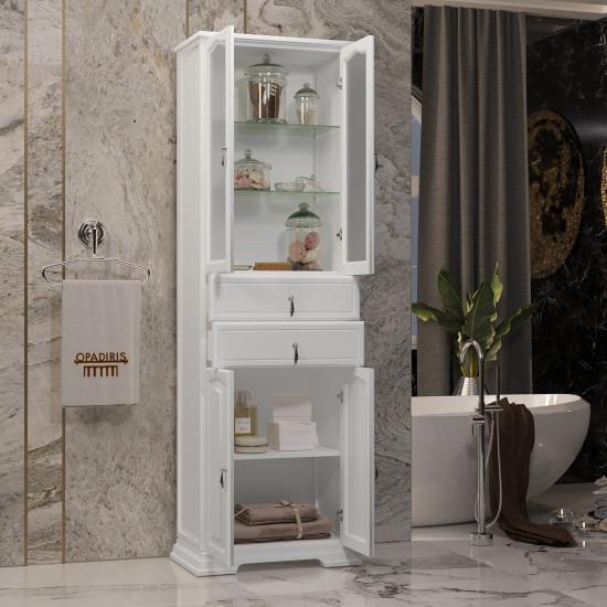 Пенал OPADIRIS Риспекто 60, белый матовый, вар. 2 Пенал OPADIRIS Риспекто 60, белый матовый, вар. 2