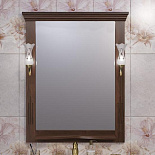 Зеркало со светильниками Риспекто 80 для ванной комнаты - Фото 1
