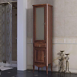 Пенал Лоренцо левый для ванной комнаты - Фото 1