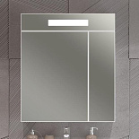 Зеркальный шкаф с подсветкой Фреш 70 для ванной комнаты - Фото 1