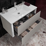 Мебель для ванной Рубинно 90 подвесная для ванной комнаты - Фото 2