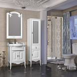 Зеркало Лоренцо 60 со светильниками Виктория для ванной комнаты - Фото 2