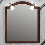 Зеркало со светильниками Виктория 90 для ванной комнаты - Фото 1