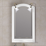 Зеркало Лоренцо 60 со светильниками Виктория для ванной комнаты - Фото 1